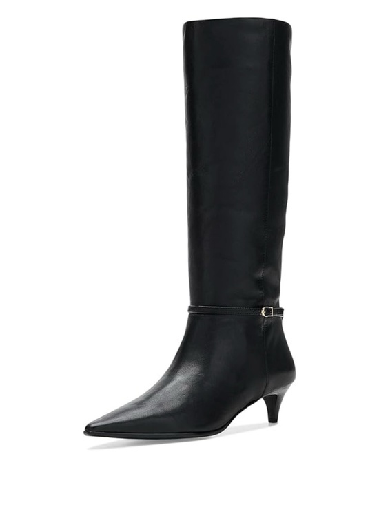 Madewell Eliza Tall Buckle Boots NWOB 7.5 black - Picture 4 of 11